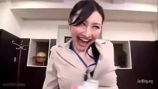 Lunatic Japanese Babe Two Guys 77 Sec