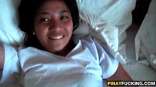 Two Asian Amateurs Sucked And Sex A White Guy