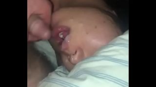 Oriental Girlfriend Gets Facial